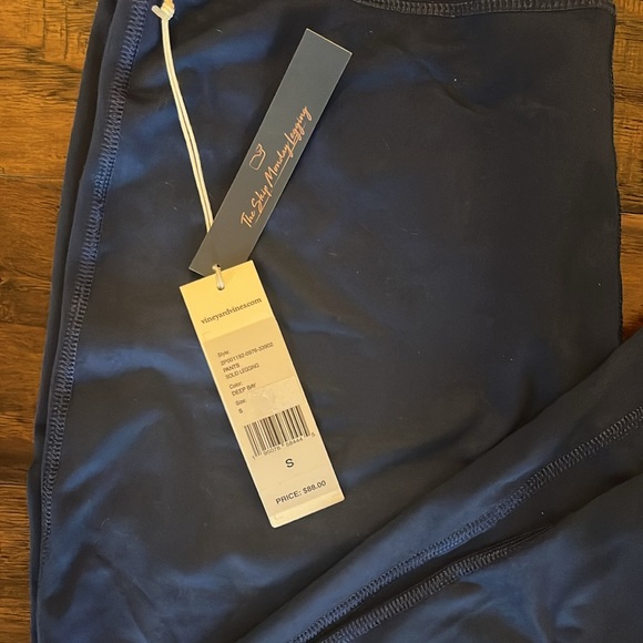 Vineyard Vines Skip Monday Leggings Navy Size Small - Picture 3 of 4